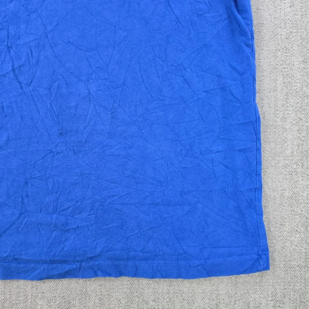 Polo Ralph Lauren T-Shirt Mens Large Blue Short Sleeve‎ Embroidered Pony Logo